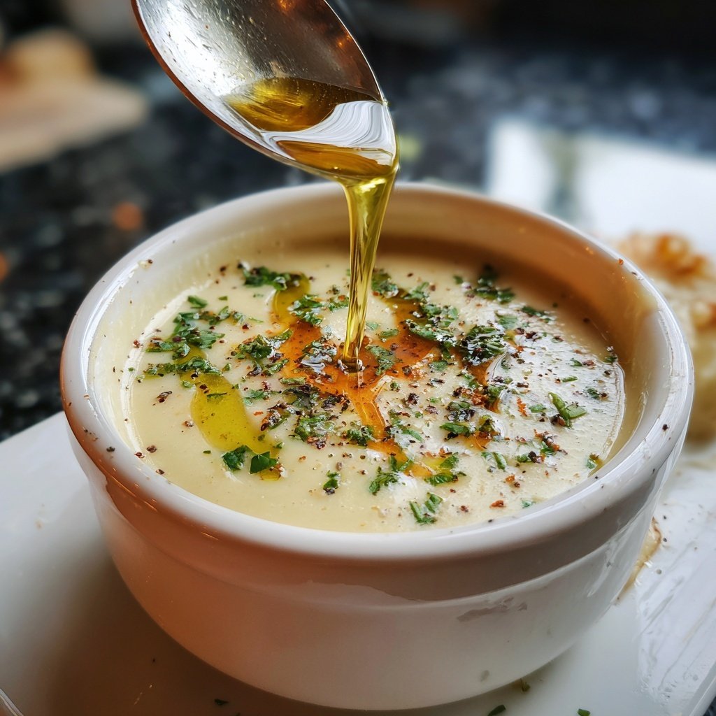 Blumenkohlsuppe cremig vegan