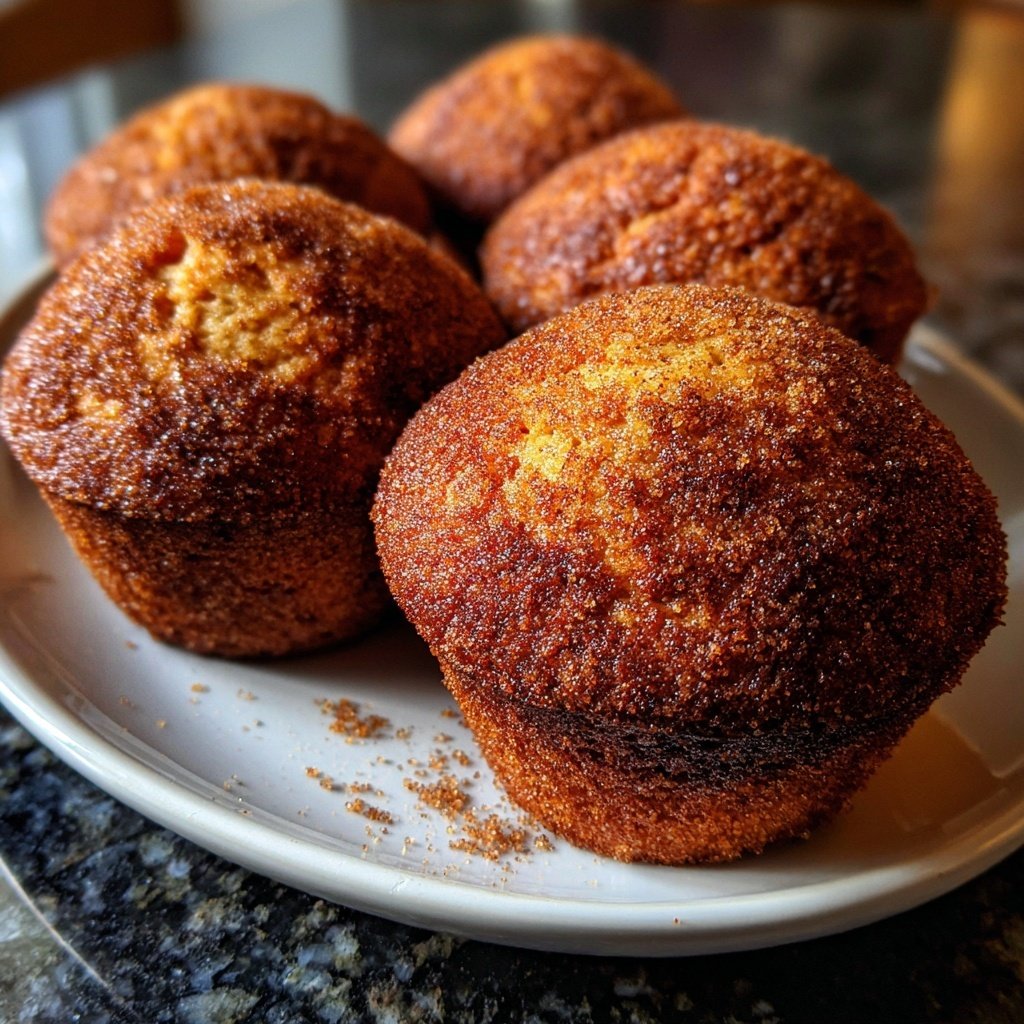 Muffins mit Zimtkruste