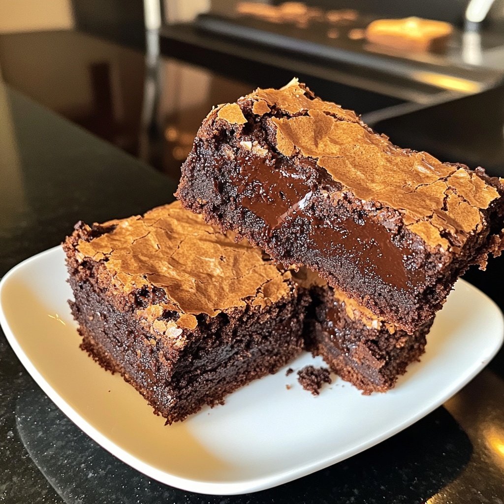 Fudgy Chewy Browkies (Brookies)