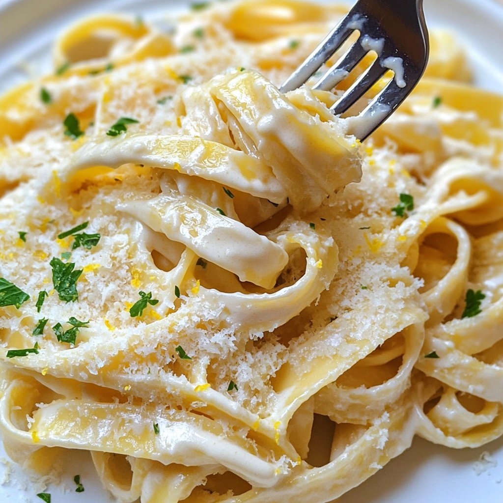 Tagliatelle mit Zitronen-Sahne-Sauce