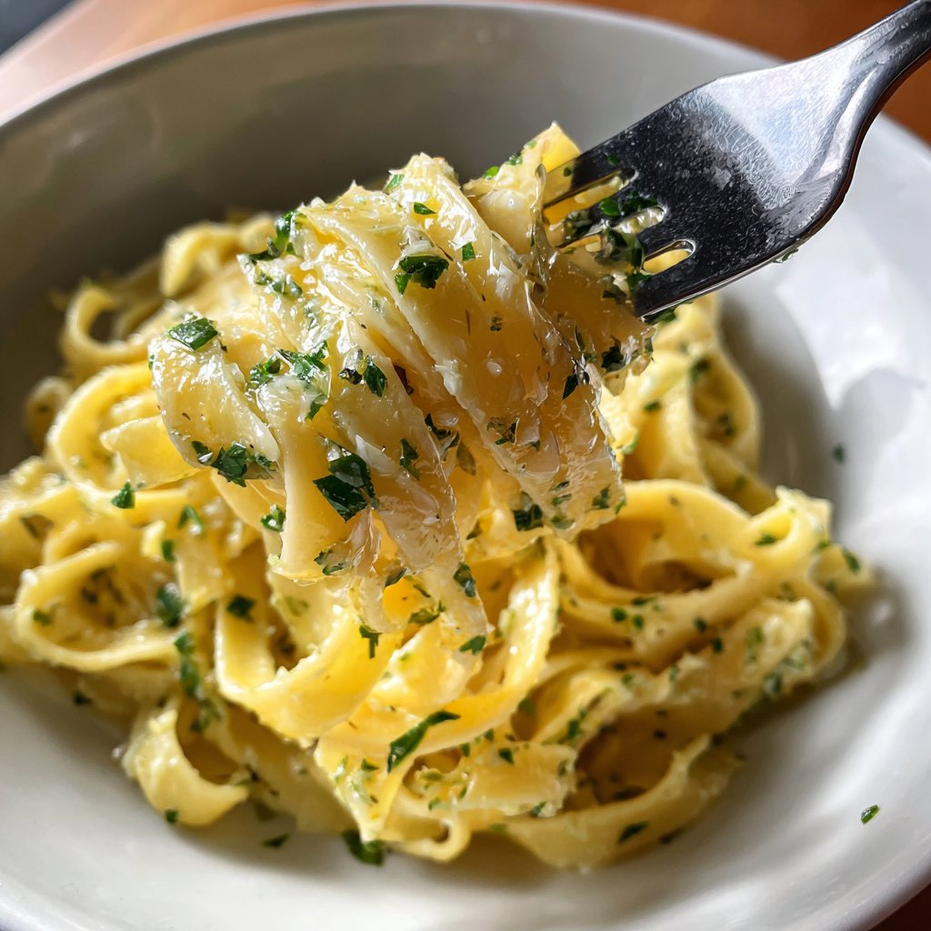 Tagliatelle mit Zitronenbutter