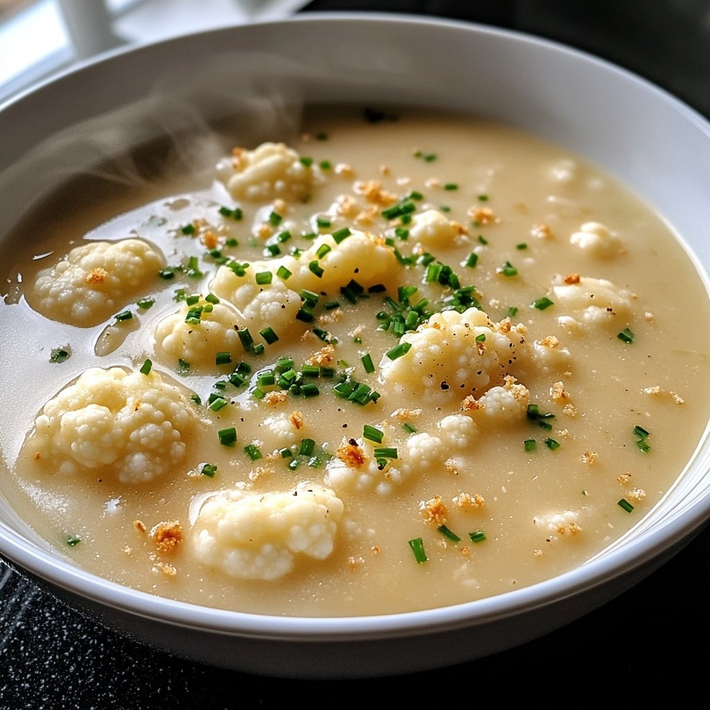 Blumenkohlsuppe für den Alltag