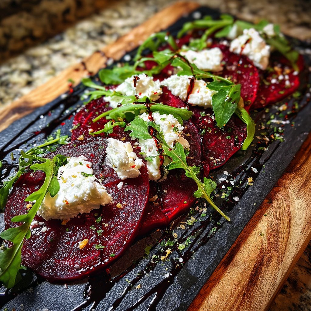 Carpaccio von Roter Bete