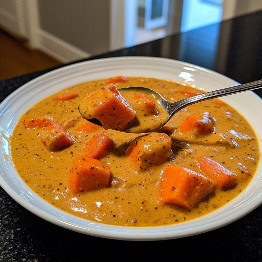 Kürbissuppe mit Karotten